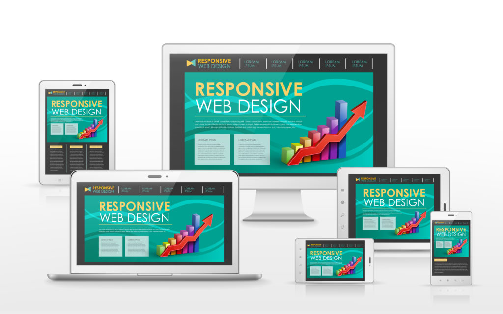 Responsive Web Design Concept In Different Devices
